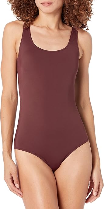Essentials Women's One-Piece Coverage Swimsuit (Available in Plus Size)